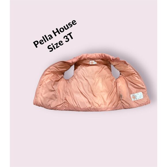 Wonder Nation Puffer Baby Packable Vest Orange Size 3T Jacket NWT Unisex Pink - Picture 3 of 5